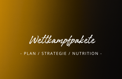 Wttkampfpakete für Läufer mit Plan, Strategie und Nutrition