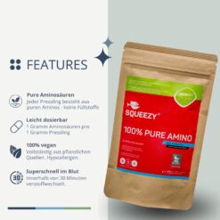 Squeezy 100% Pure Amino Tablets