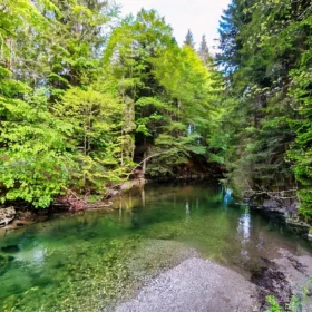 River Running an der Wertach - 141K von der Allgäuer Quelle bis zum Lech in Augsburg 15 wertach unterjoch 1