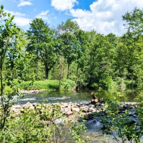 River Running an der Wertach - 141K von der Allgäuer Quelle bis zum Lech in Augsburg 17 wilde wertach